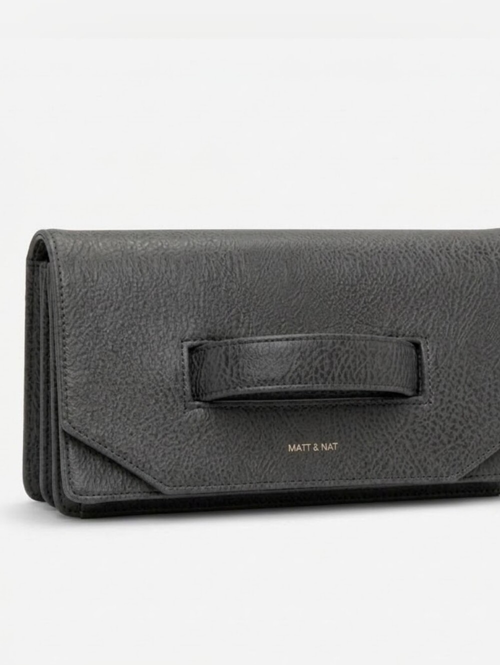 ​Matt & Nat Abiko Vegan Leather Envelope Clutch with Cutout Top Handle |